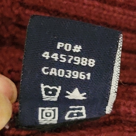 Denver Hayes Pull Over Ribbed Sweater Size Large in Maroon - Picture 10 of 10